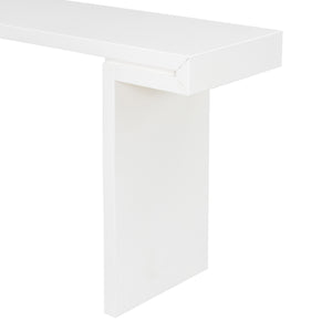 English Elm U-style 60 Inch Geometric Console Table Painted Mdf Foyer Entryway Living Room N711P303209K