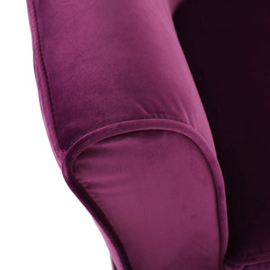 English Elm Christopher Knight Home® - SWIVEL Velvet Lounge Chair with Loose Cover for Gaming & Reading, Plush Comfort and Smooth Rotation Fuchsia 29.25 L x 27.25 W x 22 H 57448.00NVLTFCS