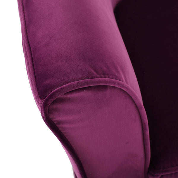 English Elm Christopher Knight Home® - SWIVEL Velvet Lounge Chair with Loose Cover for Gaming & Reading, Plush Comfort and Smooth Rotation Fuchsia 29.25 L x 27.25 W x 22 H 57448.00NVLTFCS