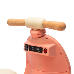 English Elm 12v Kids Electric Tricycle Toddler Ride on Scooter Wooden Handle Parental Remote Control Pink W1578P381428
