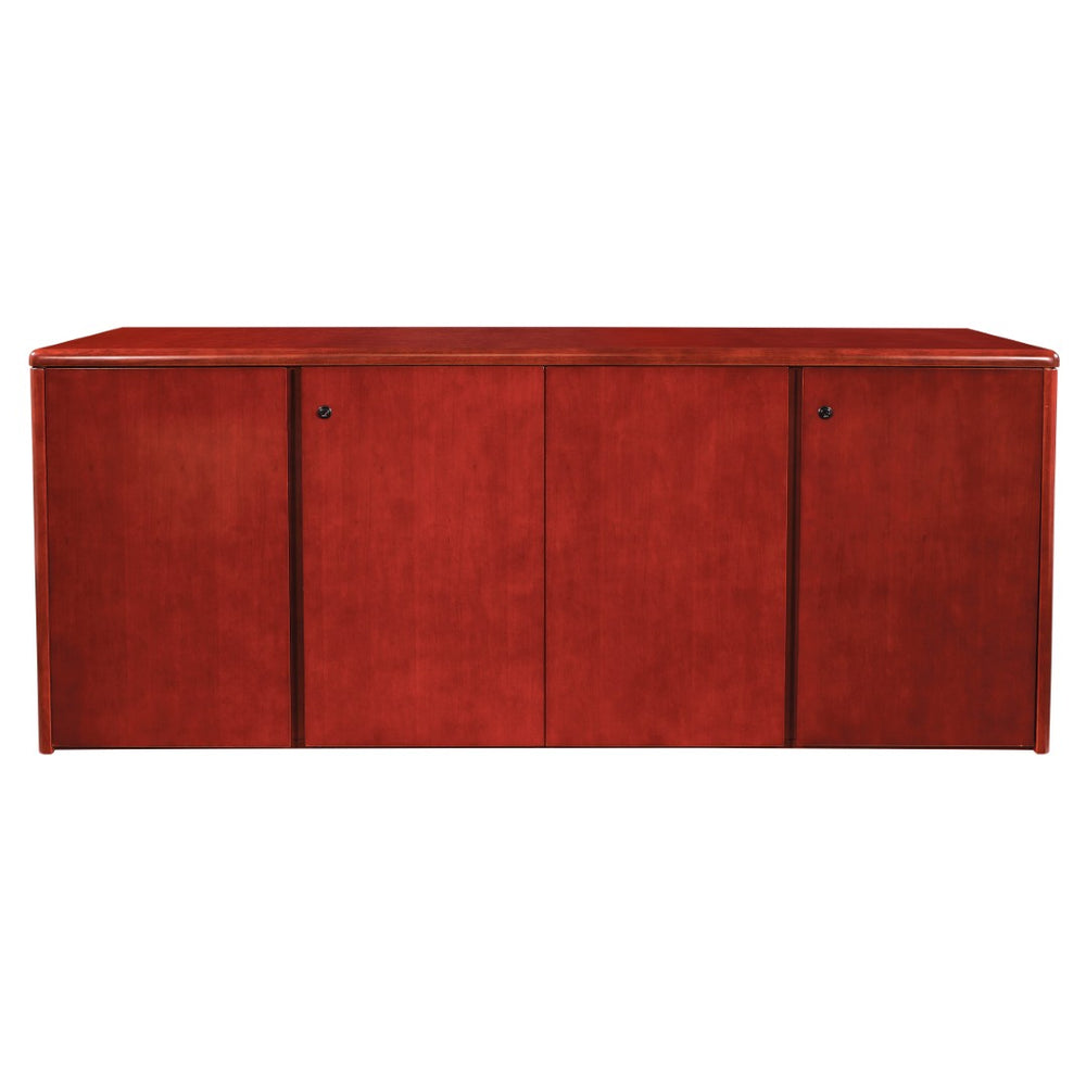 OSP Home Furnishings Sonoma Four Door Credenza for Living Room Office or Dining Buffet Storage SON-50