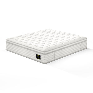 English Elm 12'' King Hybrid Mattress Pocket Coils Memory Foam Ergonomic Fiberglass Free Support B2716P383546
