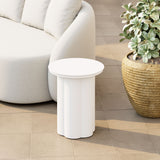 Kogur Side Table White 704021 Zuo Modern