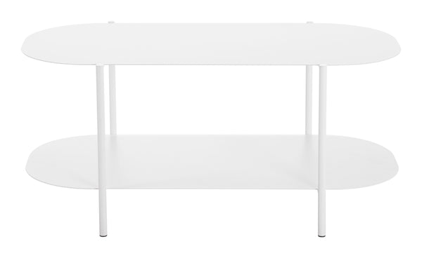 Pullman Coffee Table White 109432 Zuo Modern