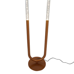 English Elm Ashcroft Furniture - Contemporary Floor Lamp - Elegant Arched Led Lighting For Living Rooms, Bedrooms & Offices, Coarse Gold B183P315107