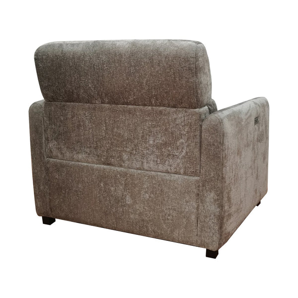 JLA Home Chapel Hill - Power Modern Recliner with USB-C Charging, High-Density Foam Comfort, Solid Wood Frame, Quiet Power Recline and Sleek Contemporary Design Beige CH103-0001