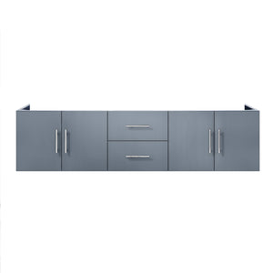 English Elm Dark Grey Double Bath Vanity - Modern 72" W Sturdy Design With Ample Storage & Soft-Close Features B2731P258509