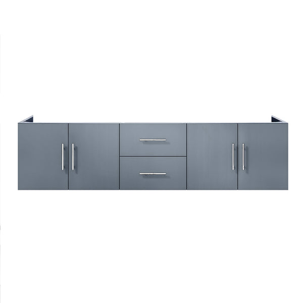 English Elm Dark Grey Double Bath Vanity - Modern 72" W Sturdy Design With Ample Storage & Soft-Close Features B2731P258509