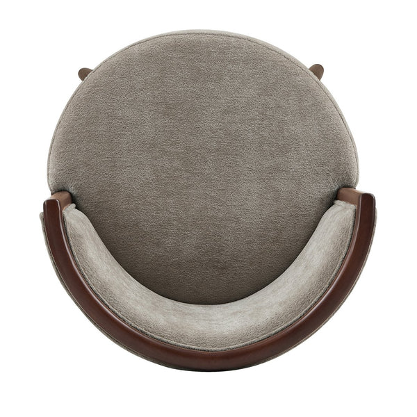 English Elm Evalyn Contemporary Textured Chenille Barstool With Durable Beech Wood Legs For Stylish Comfort B365P398061