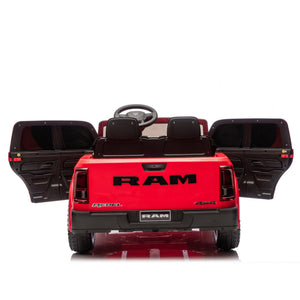 English Elm 24v Dodge Ram 2500 Licensed Kids Electric Truck Two Seat Ride on with Remote W1578P305907