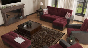 English Elm Primenest Nimbusflow Convertible Chaise Lounge With Storage - Stylish & Comfortable Sleeper Sofa B030P303531-GIGA