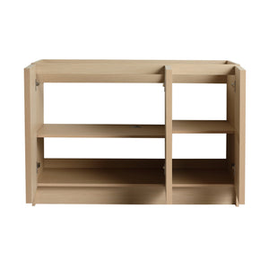 English Elm 48" Freestanding Bathroom Vanity Plywood Cabinet Dune Oak Soft-close Doors Modern W999P392901