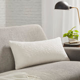 Croscill Casual Orion Casual Boucle Oblong Decor Pillow CCA30-0013 White