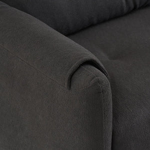 English Elm 79.50" Teddy Cotton-Linen Sofa With Sleek Metal Legs - Stylish Three-Seater For Modern Living Spaces W3356S00029