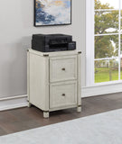 OSP Home Furnishings Baton Rouge File Cabinet Champagne Oak