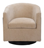 Hanko Swivel Chair Golden Beige 110009 Zuo Modern