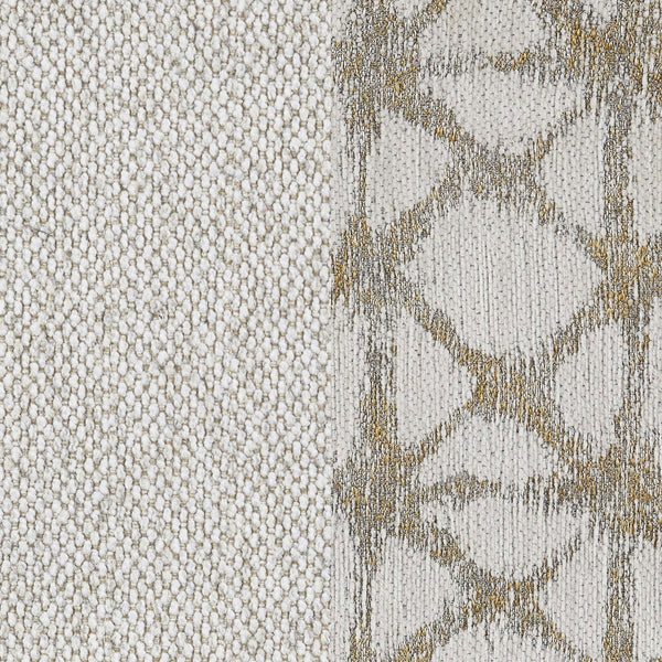 English Elm Rory Latte Boucle Sloped-Arm Lounge Chair with Metallic Pillow — Retro Barrel Design, Cozy Corner Accent B062P358171