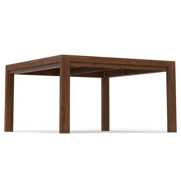 English Elm Wilson Handcrafted Square Dining Table - Stylish Walnut Finish, Seats 8, Perfect For Any Space! B136P266909-GIGA