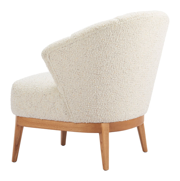 Zuo Modern Leque Accent Chair In Tawny Beige - Elegant Modern Design With Premium Comfort For Your Home Decor Beige 100% Polyester,Plywood,Ash Wood 110474-zuo-modern