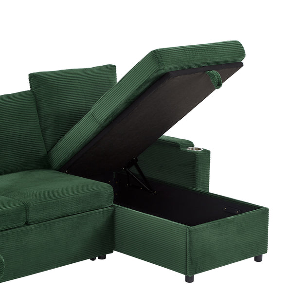 English Elm Swivel Barrel Accent Chair Chenille Tufted Round Club Seat for Living Room Lounge Green N719S002190F