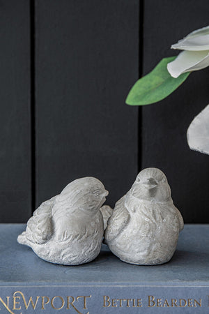 English Elm Set Of 2 Skye Sparrow Bird Accents – Whimsical Decor For Home, Garden, Or Thoughtful Gifts! W2078P210032-GIGA