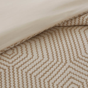 JLA Home Madison Park Signature - Comforter 9-Piece Set — Jacquard Architectural Weave, 300gsm All-Season Loft, Luxe Accent Pillows MPS10-0002