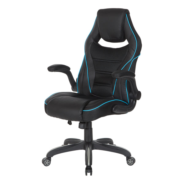 OSP Home Furnishings Xeno Gaming Chair Blue