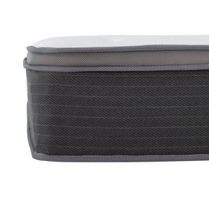 English Elm 12 12in Cal King Pocket Spring Hybrid Mattress - 12" Plush Euro Top Gel Memory Foam, Cool Supportive Comfort, Bed-in-a-Box, White/Gray B011P234651