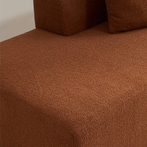 English Elm Modular Sectional Couch - Cozy Sherpa L-Shape 5-Seater Sofa With Chaise For Modern Living Spaces W1765S00085