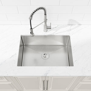 English Elm Stainless Steel Undermount Kitchen Sink Handmade 304 Grade Nano Gray Brushed Finish T3177P286043
