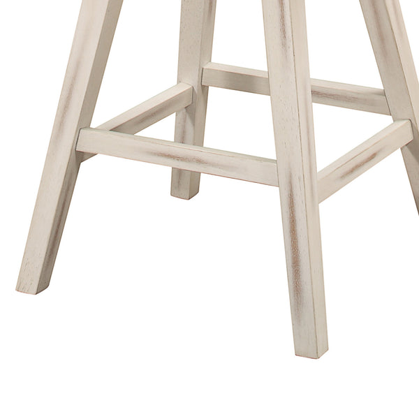 English Elm Ati Swivel Barstools Set of 2 Solid Rubberwood X Back Farmhouse Kitchen Seating B056P416898