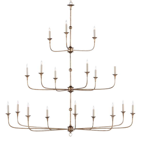 Nottaway Bronze Grande Chandelier - Elegant Pyrite Finish, Adjustable Height for Traditional Spaces