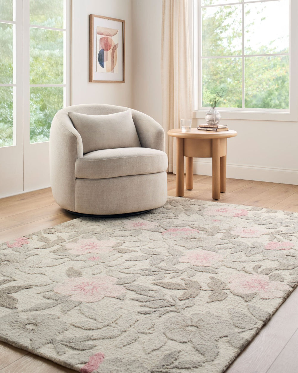 Livabliss Fabian Hand Tufted Wool Accent Rug Artisan Crafted for Modern Scandinavian Interiors Soft Gray, Blu 9' x 12' FBI2300-912