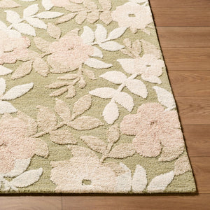 Livabliss Fabian Hand-tufted Wool Accent Rug Minimalist Medium Pile for Bedroom or Entryway Olive Green, Bl 8' x 10' FBI2301-810