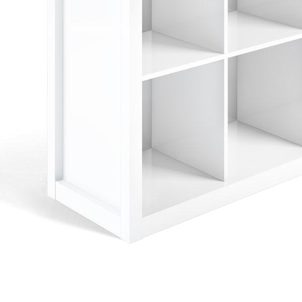 English Elm Artisan 9-Cube Bookcase - Handcrafted White Storage Unit For Stylish Organization In Any Room B136P158415