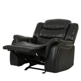 Christopher Knight Home® Noble House Classic Design, Black Berry Pu Upholstery, Glider Recliner