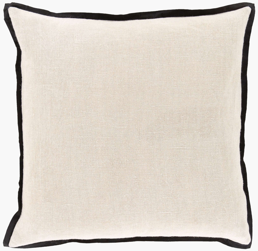 Surya Shadow Floral Fbs-001 20"X20" Elegant Accent Pillow - Global Inspired Design For Chic Home Decor Blush Cotton,Linen Fbs004-2020d