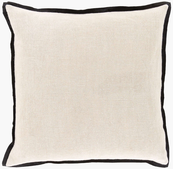 Surya Shadow Floral Fbs-001 20"X20" Elegant Accent Pillow - Global Inspired Design For Chic Home Decor Blush Cotton,Linen Fbs004-2020d
