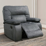 Parker House Chapman - Polo Manual Glider Reclining Sofa And Two Recliners Grey 94% Polyester,6% Nylon (W) Mcha-411-pol