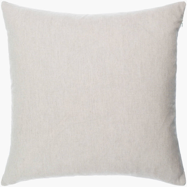 Surya Fabuleuse 18"L X 18"W Elegant Cotton Linen Accent Pillow – Cozy Décor For Sophisticated Spaces White Cotton,Linen,Cotton,Linen Fbu001-1818p