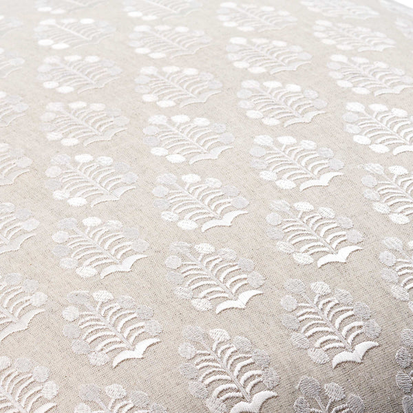 Surya Fabuleuse 18"L X 18"W Elegant Cotton Linen Accent Pillow – Cozy Décor For Sophisticated Spaces White Cotton,Linen,Cotton,Linen Fbu001-1818p