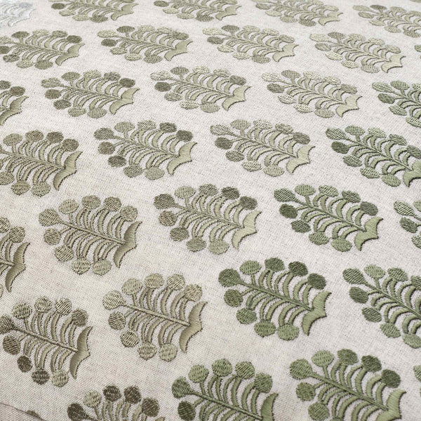 Surya Fabuleuse 18"L X 18"W Elegant Cotton Linen Accent Pillow – Cozy Décor For Sophisticated Spaces Light Beige Cotton,Linen,Cotton,Linen Fbu003-1818p