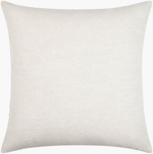 Surya Fabuleuse 18"L X 18"W Elegant Cotton Linen Accent Pillow – Cozy Décor For Sophisticated Spaces Light Beige Cotton,Linen,Cotton,Linen Fbu003-1818p