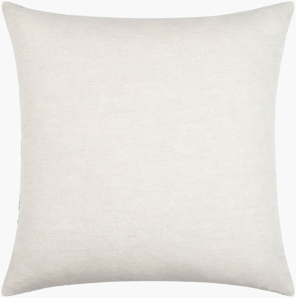 Surya Fabuleuse 18"L X 18"W Elegant Cotton Linen Accent Pillow – Cozy Décor For Sophisticated Spaces Light Beige Cotton,Linen,Cotton,Linen Fbu003-1818p