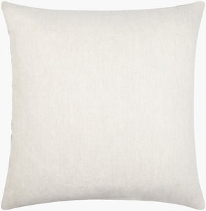 Surya Fabuleuse 18"L X 18"W Elegant Cotton Linen Accent Pillow – Cozy Décor For Sophisticated Spaces Light Beige Cotton,Linen,Cotton,Linen Fbu004-2222