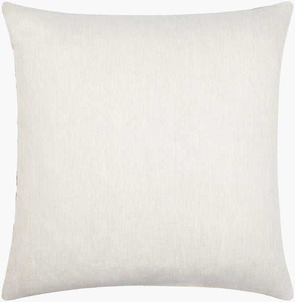 Surya Fabuleuse 18"L X 18"W Elegant Cotton Linen Accent Pillow – Cozy Décor For Sophisticated Spaces Light Beige Cotton,Linen,Cotton,Linen Fbu004-2222