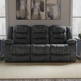 Parker House Bolton - Misty Storm Manual Glider Reclining Sofa And Recliner Light Grey 100% Polyester (W) Mbol-31-miss