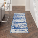 Nourison Whimsicle WHS06 Machine Made Power-loomed No Border Indoor Only Modern  Rug Ivory Navy, Ivory Navy 100% Polypropylene 99446832344