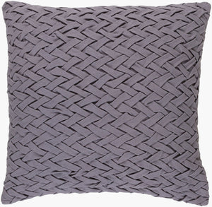 Surya Facade Woven Cotton Geometric Accent Pillow Earthy Texture for Sofa or Bedroom FC004-2222
