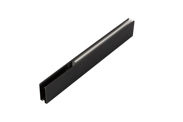 English Elm Top Rail Stainless Steel Shower Door Track with Buffer for Frameless Bathroom Systems W1573P232544